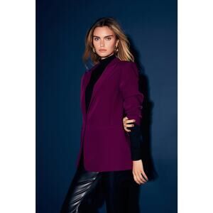 Endless rose single breasted blazer purple sz S proffesional business casual